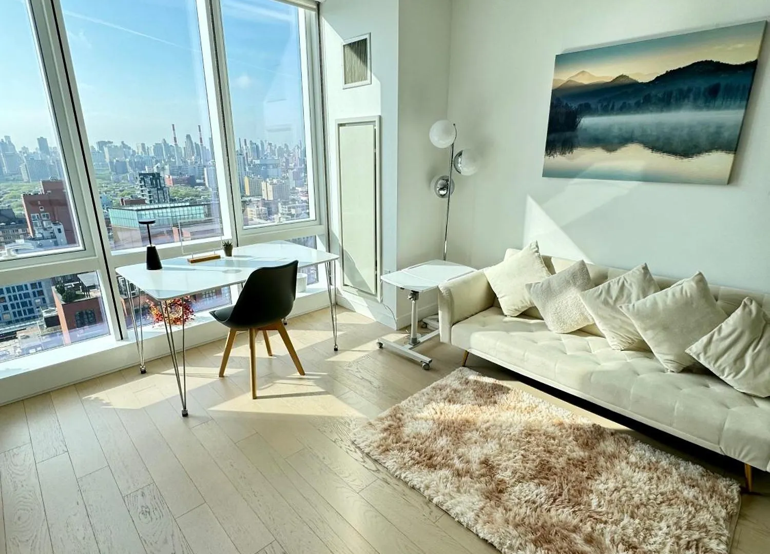 1 Stop To Midtown Amazing View Luxury High Rise Corner 1 Bedroom Apartment New York